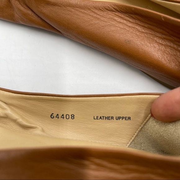 J. Crew brown leather ballet flats size 10 - Picture 7 of 8